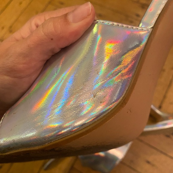 Iridescent Heels // Disco Costume Heels - Picture 5 of 7